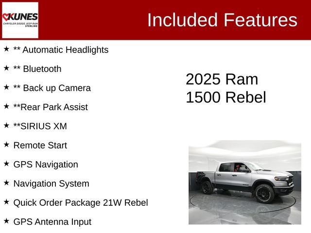 Used 2025 RAM 1500 Rebel AWD/4WD image 3