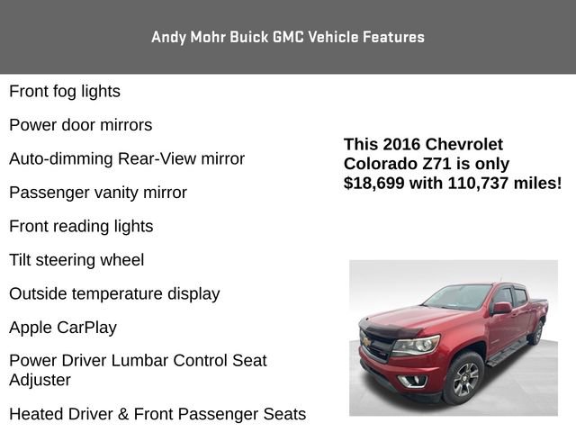 Used 2016 Chevrolet Colorado Z71 image 10