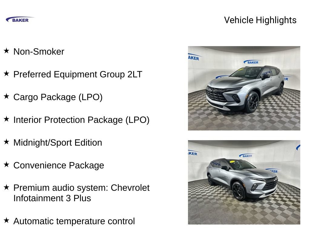 Certified 2024 Chevrolet Blazer LT w/ Convenience Package AWD/4WD image 4