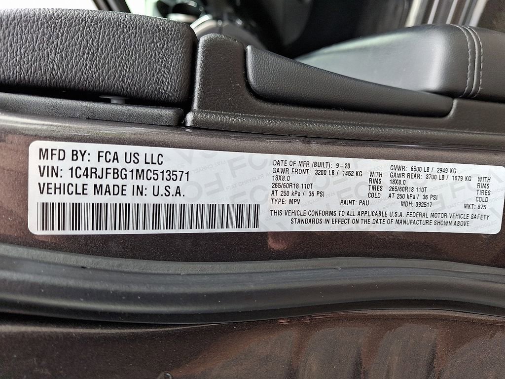 Certified 2021 Jeep Grand Cherokee Limited image 22