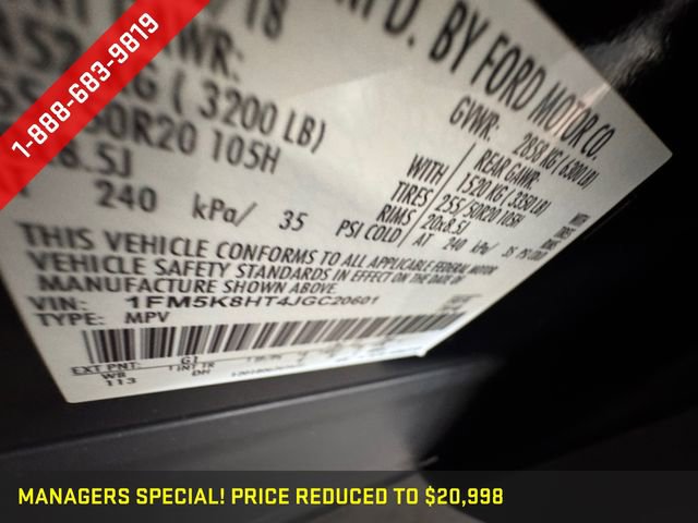 Used 2018 Ford Explorer Platinum AWD/4WD image 29