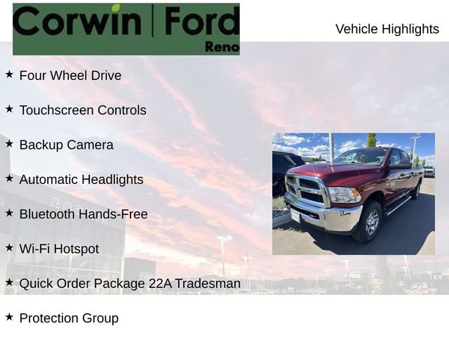 Used 2018 RAM 2500 Tradesman w/ Chrome Appearance Group AWD/4WD image 8