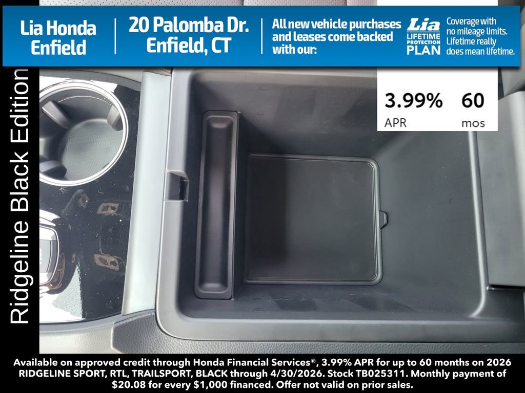 New 2026 Honda Ridgeline Black Edition image 28