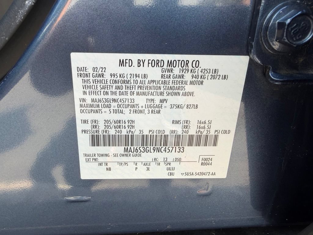 Used 2022 Ford EcoSport SE AWD/4WD image 19