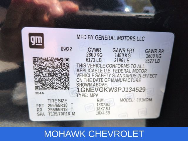 Certified 2023 Chevrolet Traverse LT AWD/4WD image 34