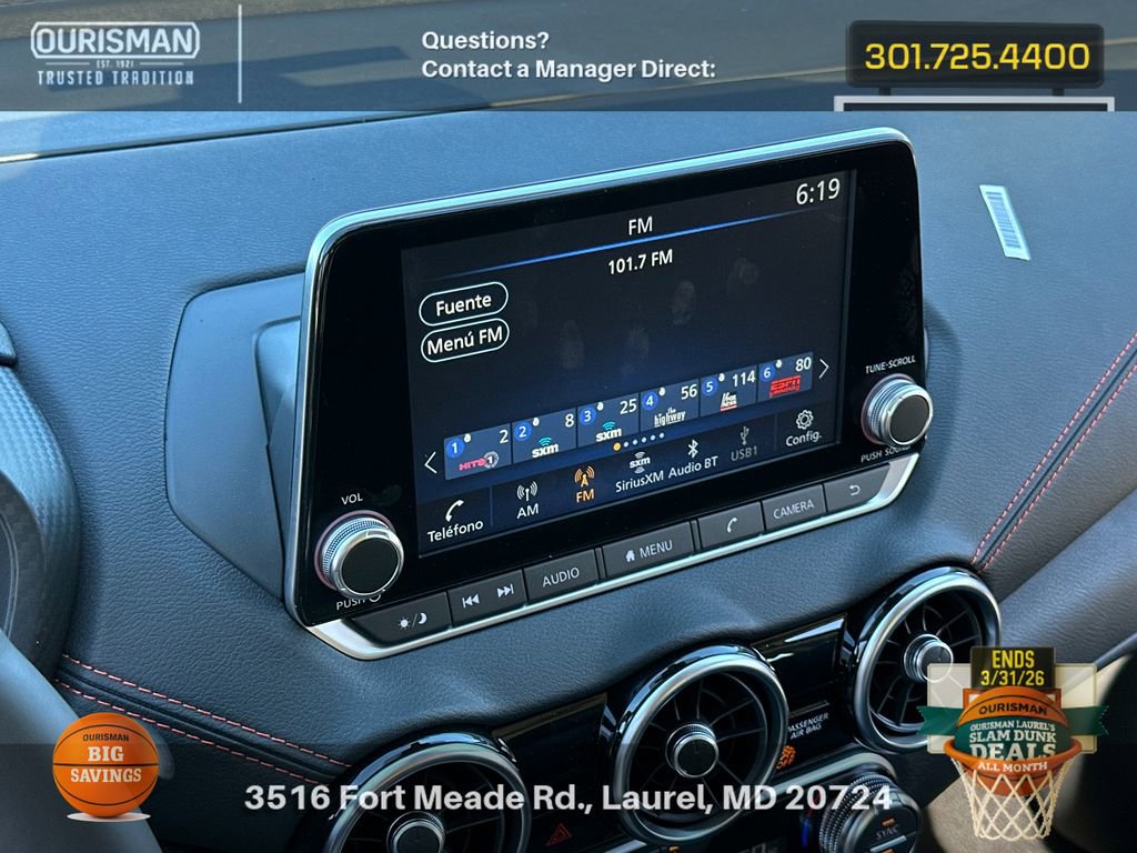 New 2025 Nissan Sentra SR w/ SR Premium Package image 11