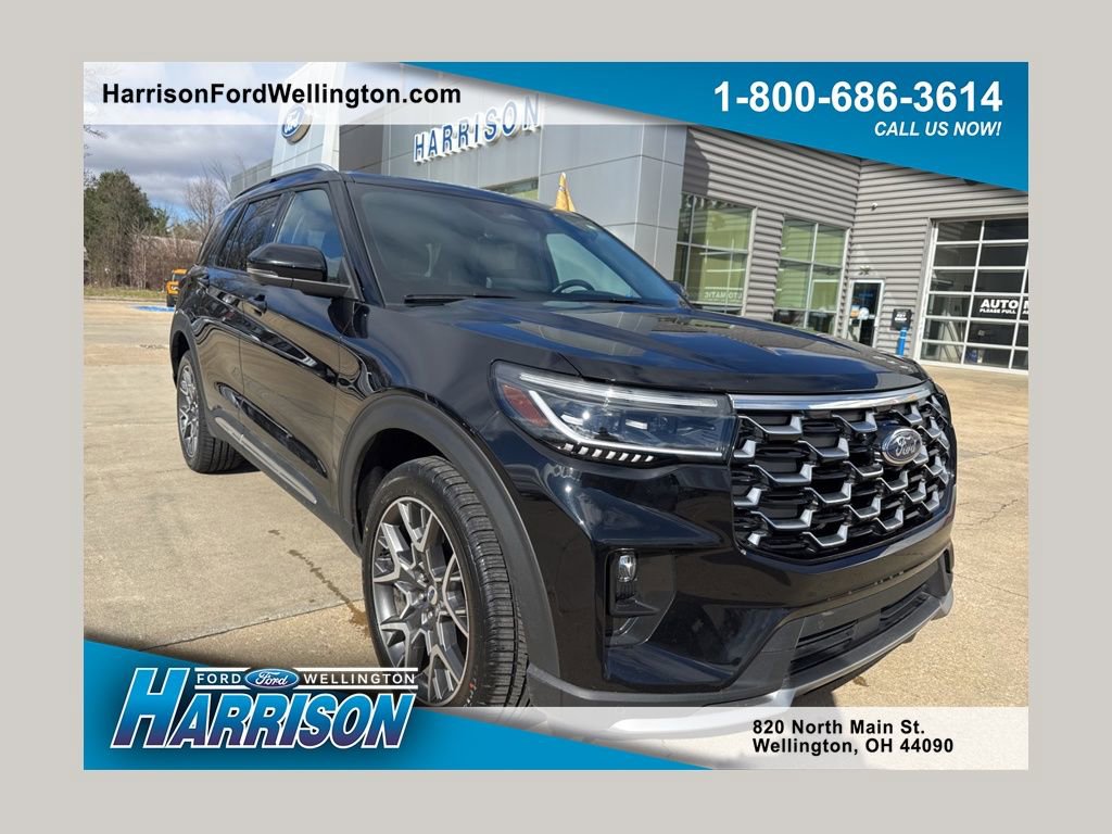 Certified 2025 Ford Explorer Platinum w/ Ultimate Package AWD/4WD image 1