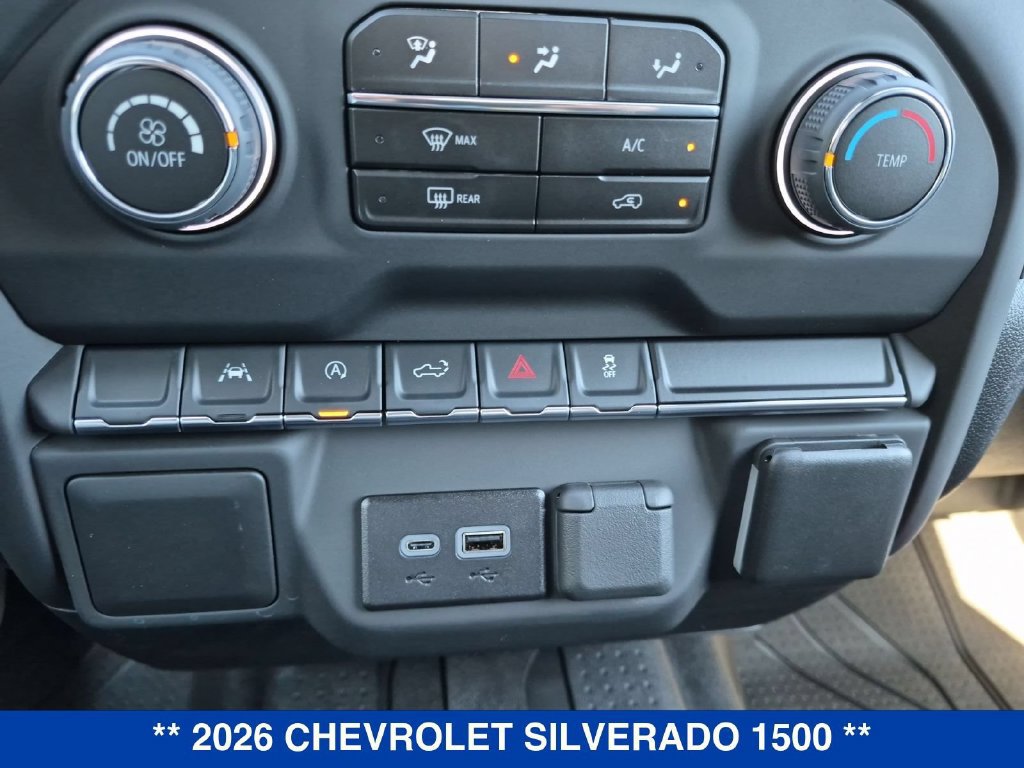 New 2026 Chevrolet Silverado 1500 Custom w/ Turbomax Blackout Package AWD/4WD image 23