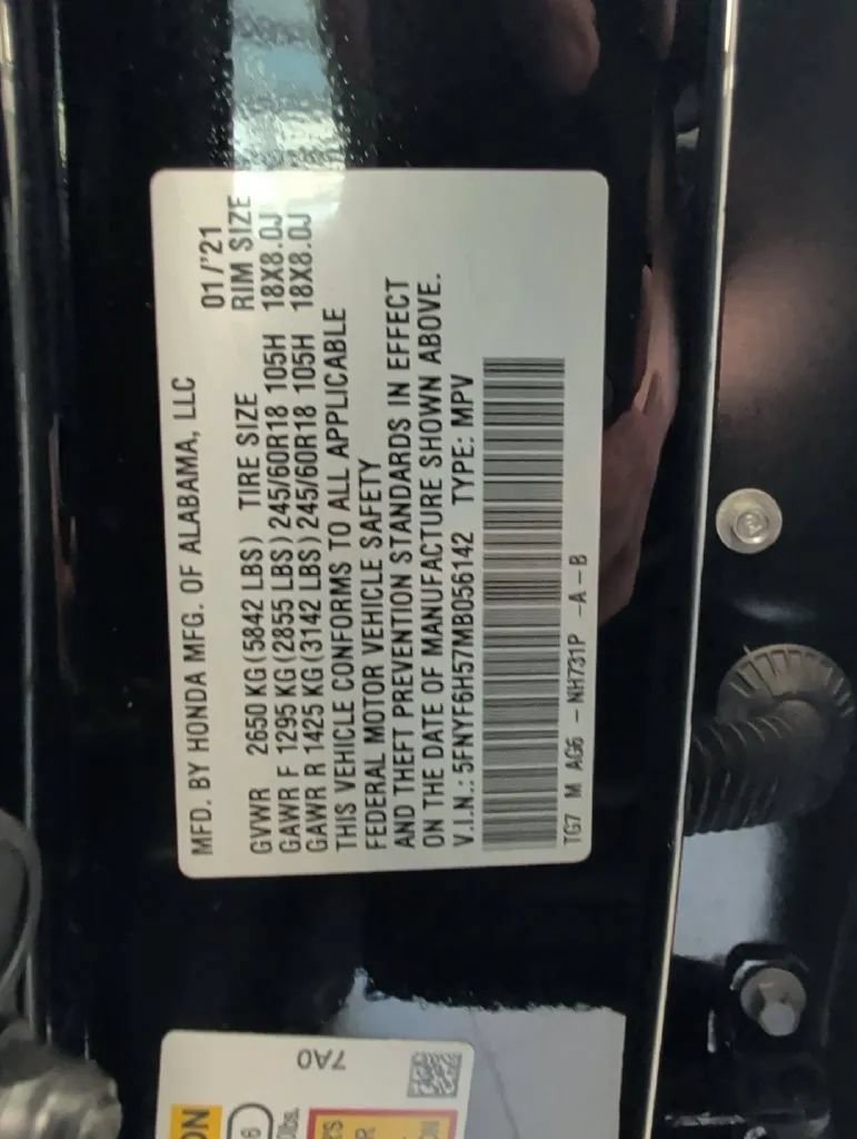 Used 2021 Honda Pilot EX-L image 44