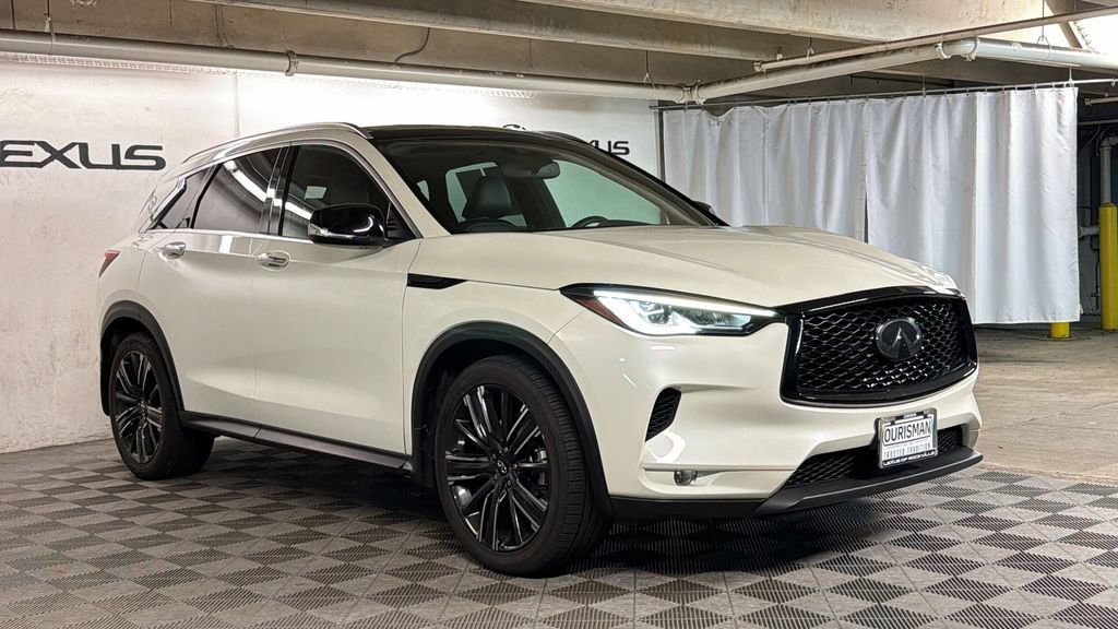 Used 2022 INFINITI QX50 Luxe w/ Appearance Package AWD/4WD video 1