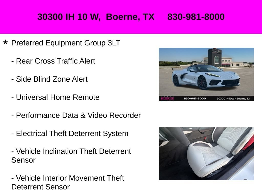 Used 2023 Chevrolet Corvette Stingray Premium Conv RWD image 30