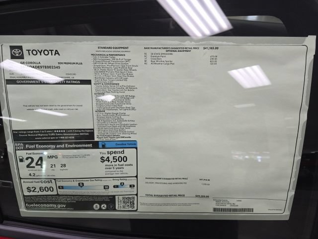 New 2026 Toyota Corolla GR AWD/4WD image 7