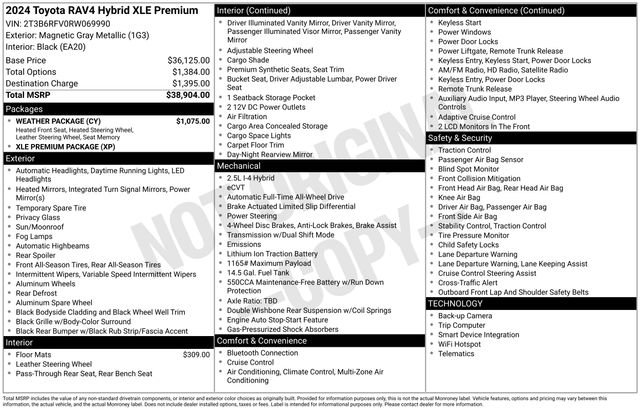 Used 2024 Toyota RAV4 XLE Premium w/ Weather Package image 28