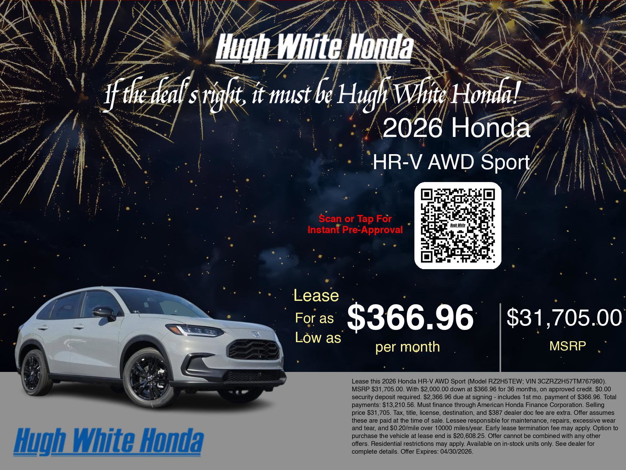 New 2026 Honda HR-V Sport image 3