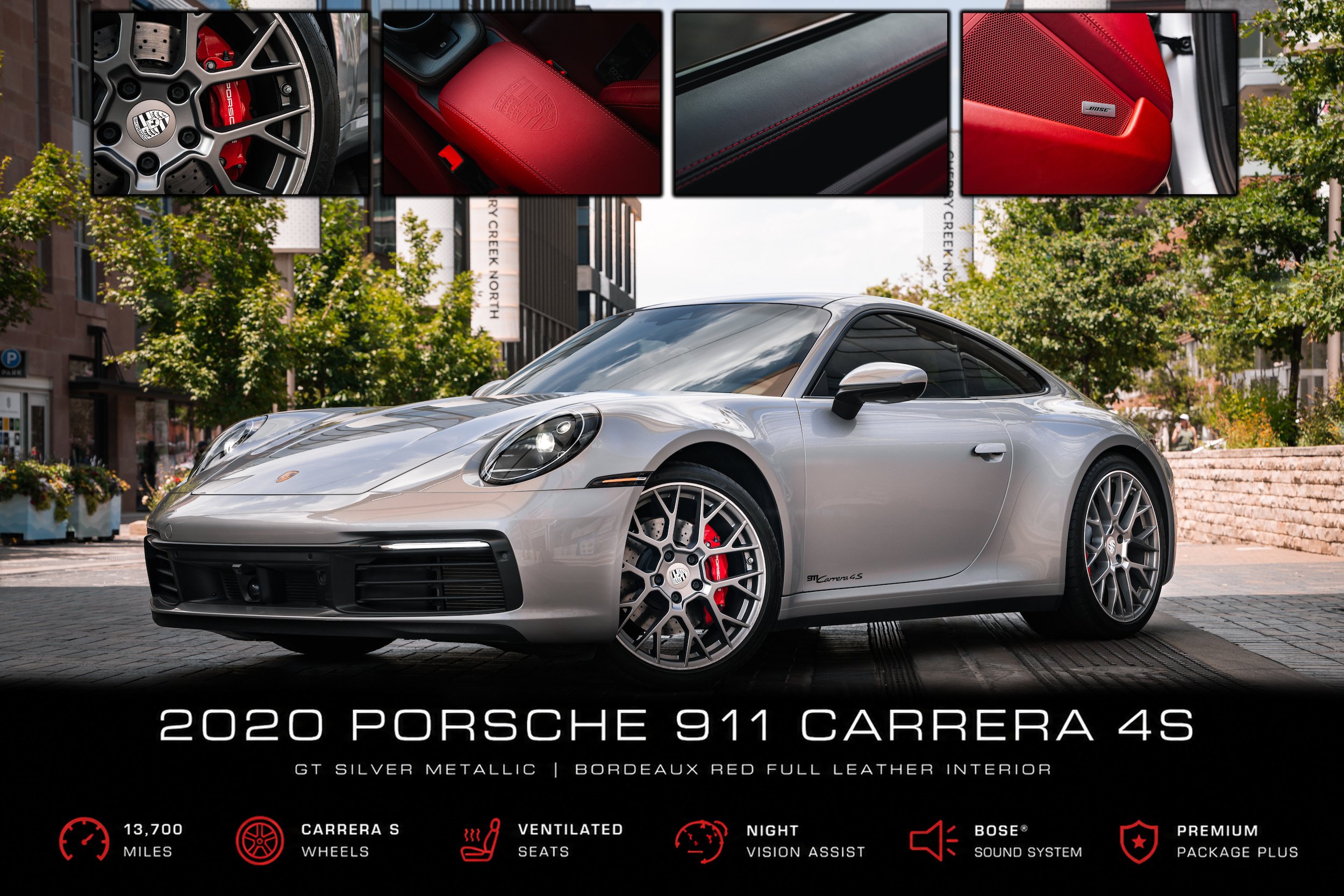 Used 2020 Porsche 911 Carrera 4S w/ Premium Package AWD/4WD image 1