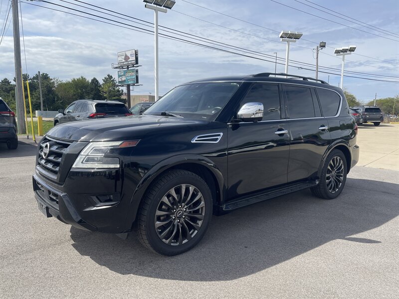 Used 2021 Nissan Armada Platinum w/ Captain's Chairs Package AWD/4WD image 7