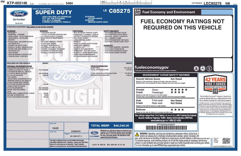 Used 2020 Ford F250 XLT w/ XLT Value Package RWD image 33