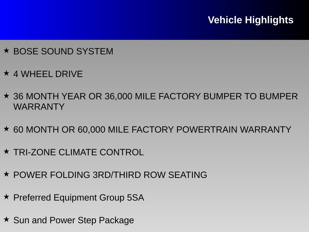 Used 2026 GMC Yukon Denali w/ Sun & Power Step Package AWD/4WD image 12