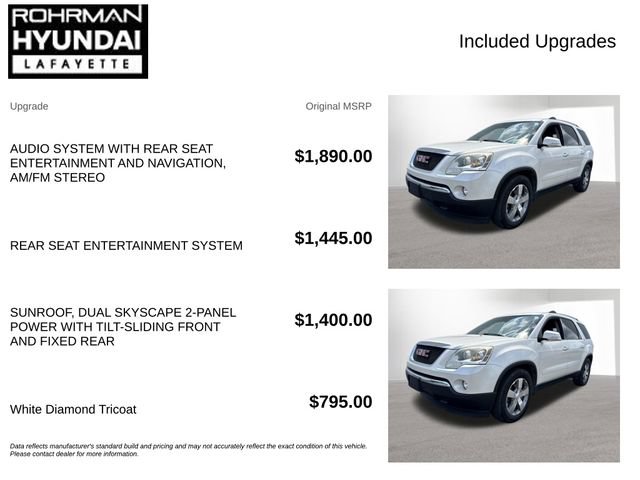 Used 2012 GMC Acadia SLT AWD/4WD image 4
