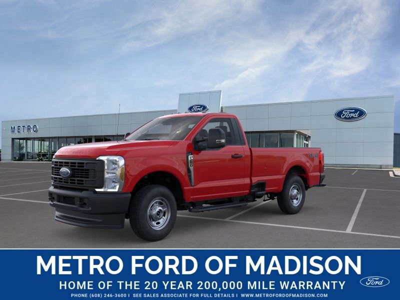 New 2026 Ford F250 XL w/ Snow Plow Prep Package AWD/4WD 360° Tour