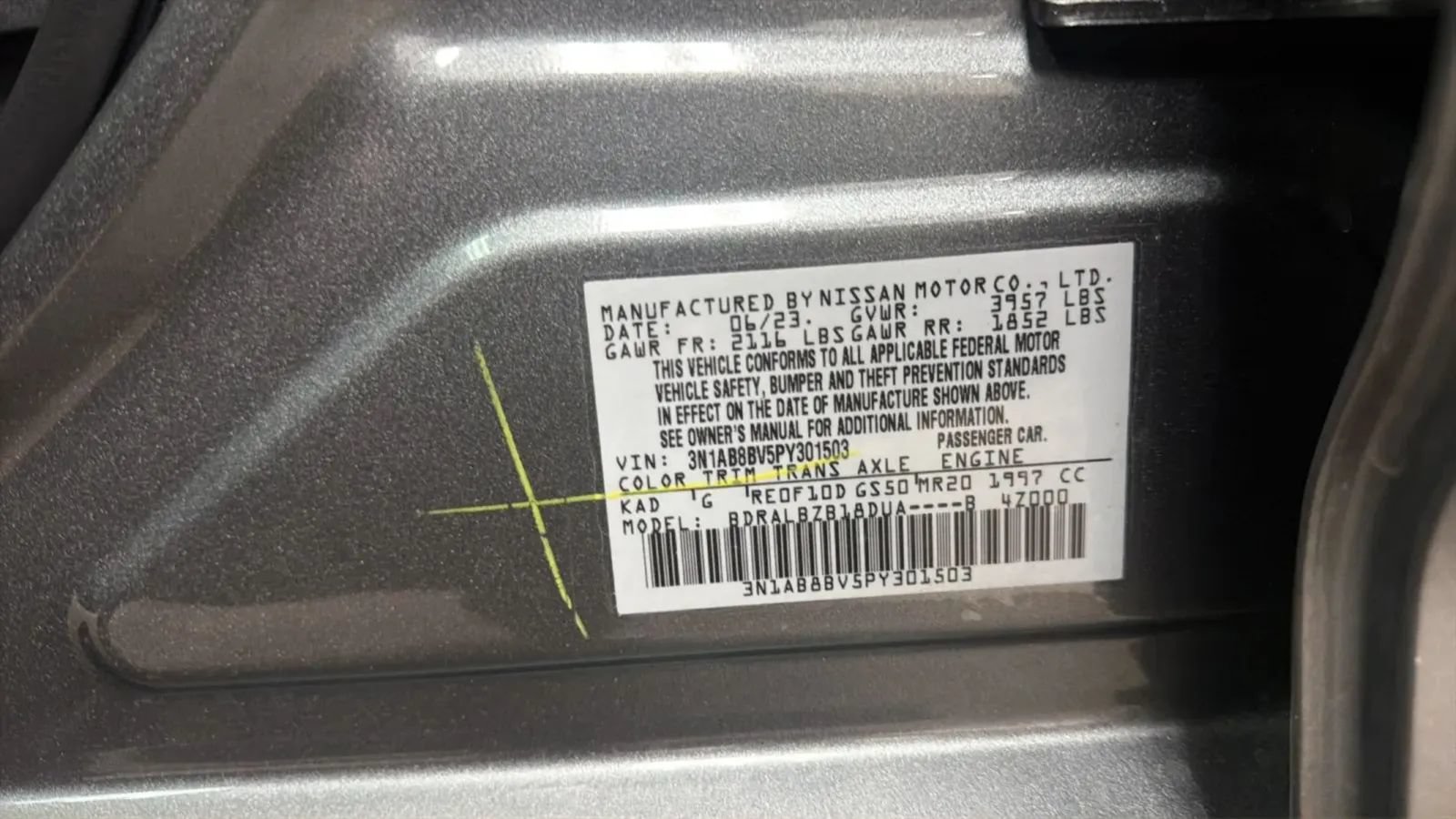 Used 2023 Nissan Sentra S FWD image 24