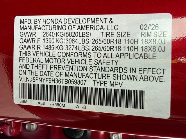 Used 2026 Honda Passport RTL image 16