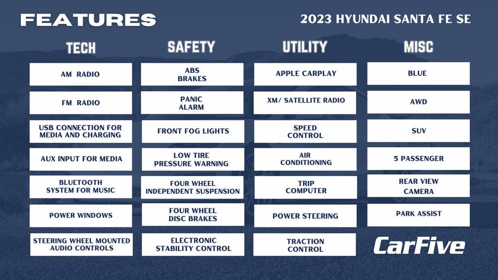 Used 2023 Hyundai Santa Fe SE w/ Cargo Package image 34