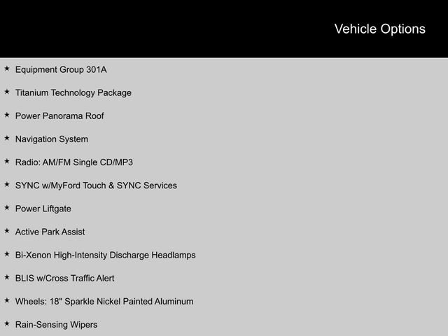 Used 2015 Ford Escape Titanium w/ Equipment Group 301A image 2