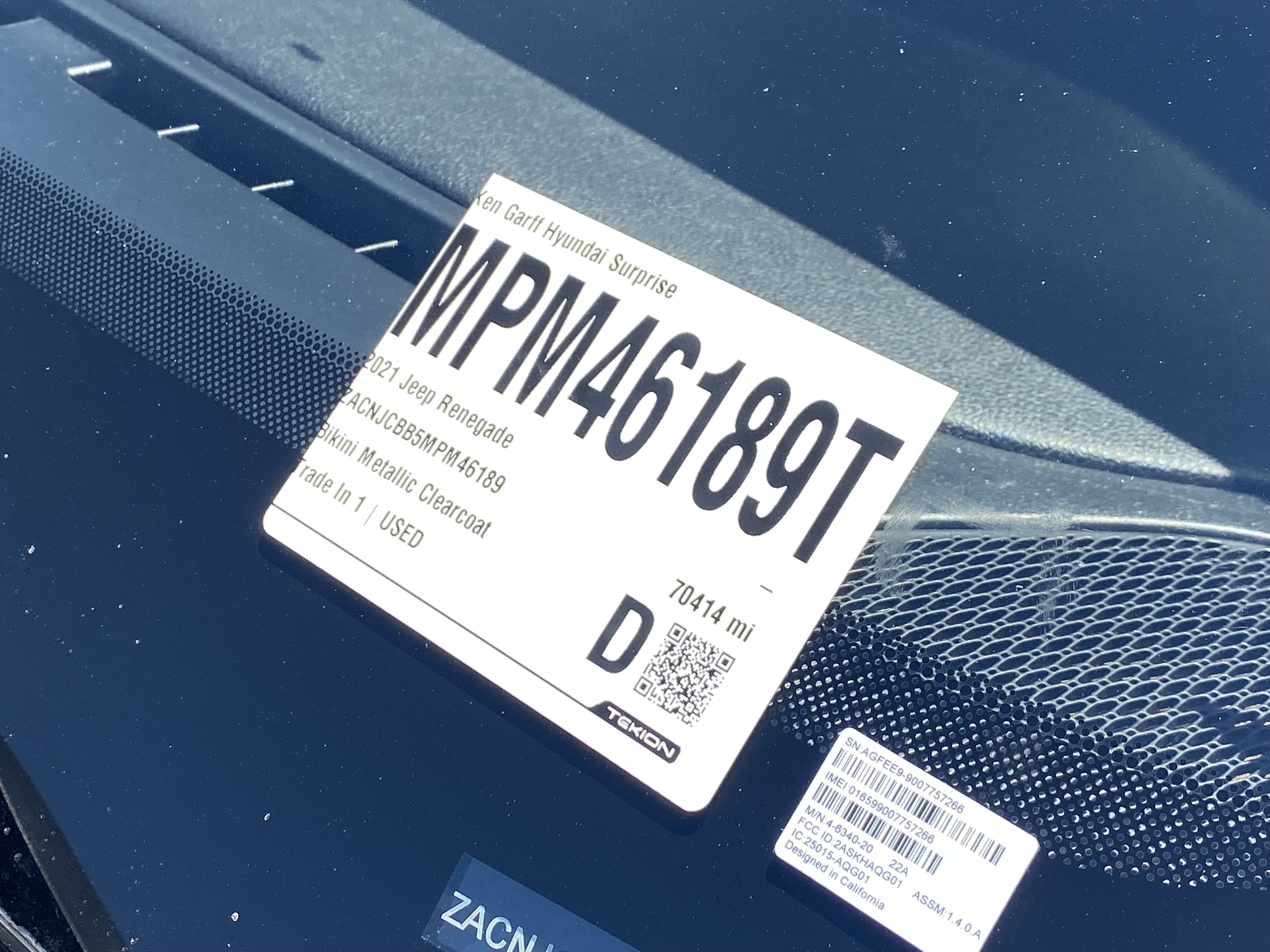 Used 2021 Jeep Renegade Latitude FWD image 31