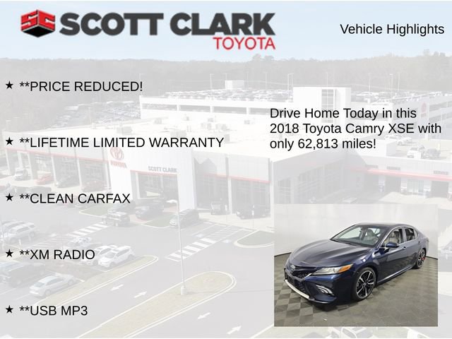 Used 2018 Toyota Camry XSE w/ Protection Package (Q2) image 12