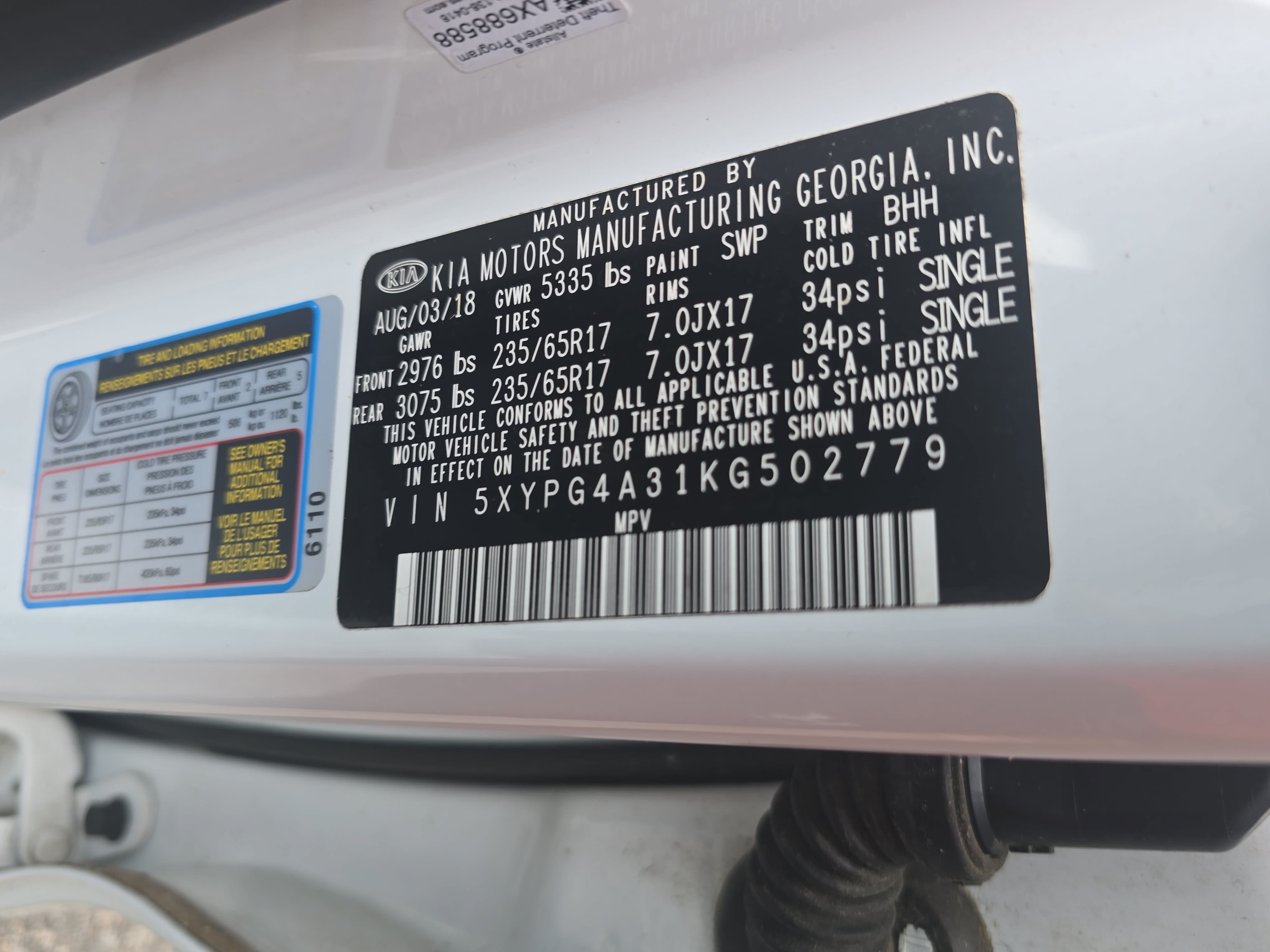 Used 2019 Kia Sorento FWD image 33