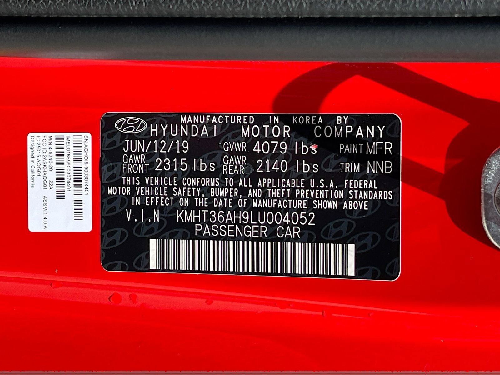 Used 2020 Hyundai Veloster N w/ Performance Package image 8