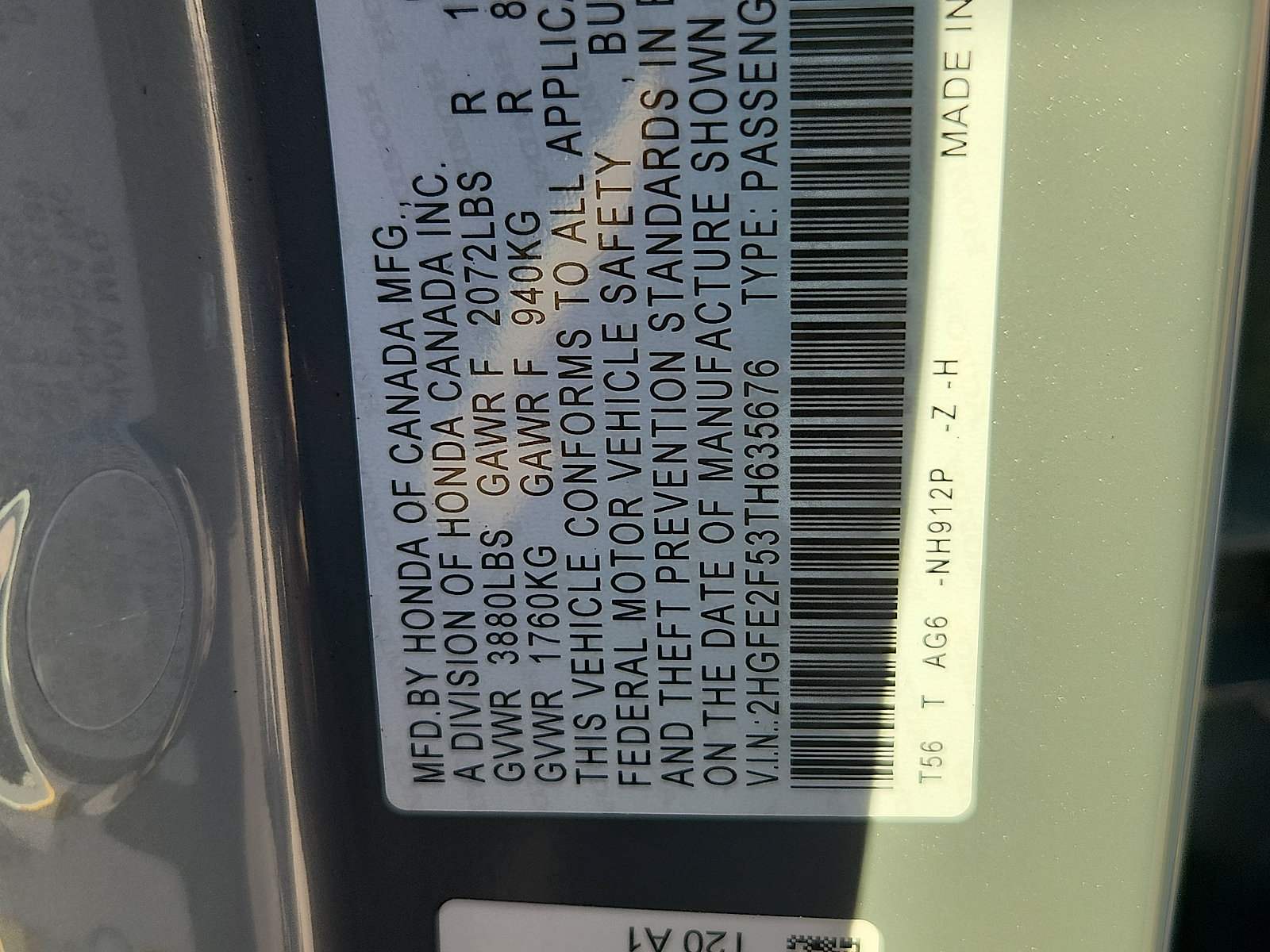 New 2026 Honda Civic Sport image 17