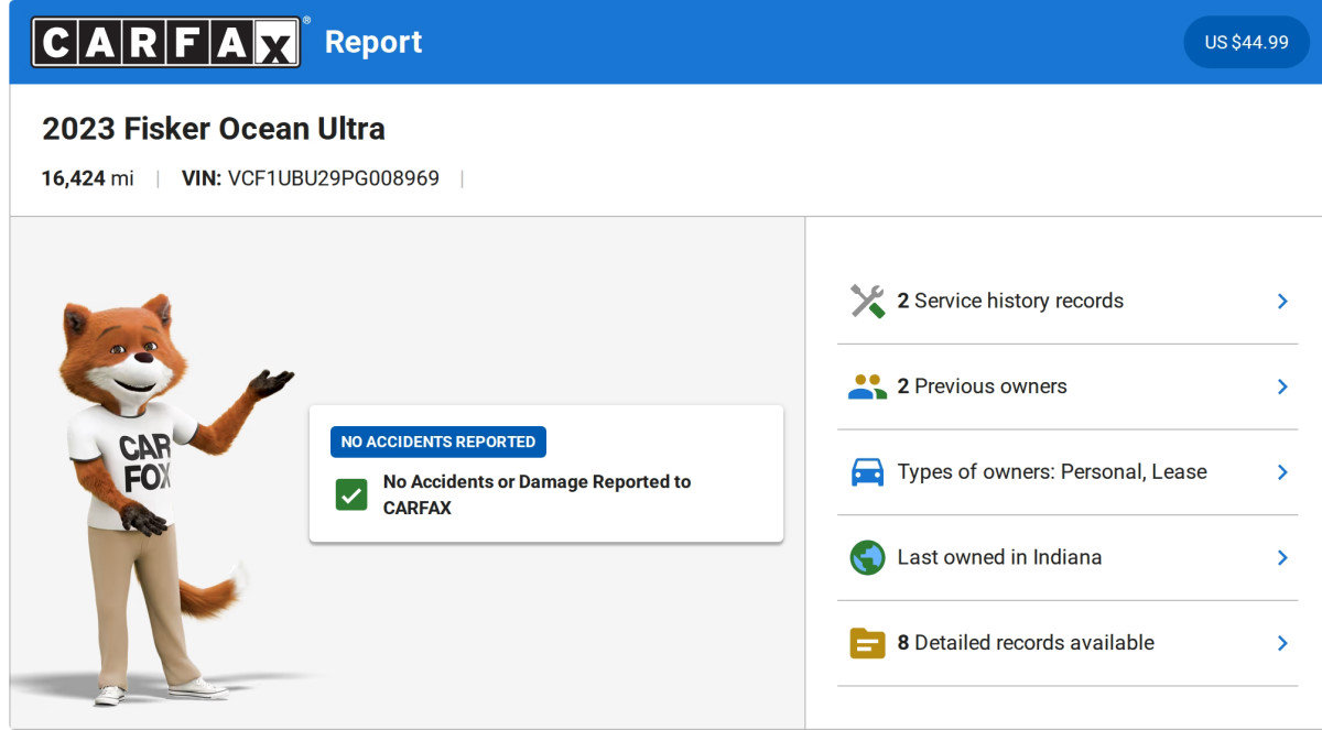 Used 2023 Fisker Ocean Ultra image 11
