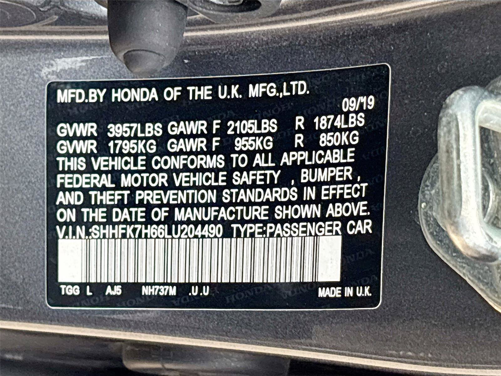 Used 2020 Honda Civic EX image 31