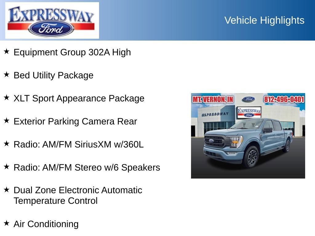 Used 2023 Ford F150 XLT w/ Equipment Group 302A High image 2