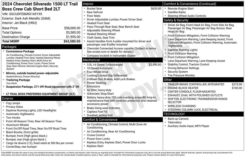 Used 2024 Chevrolet Silverado 1500 LT Trail Boss image 6