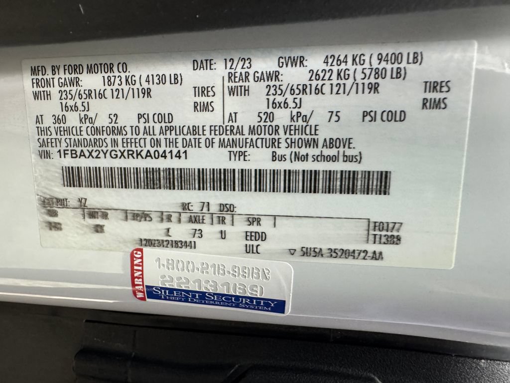 Used 2024 Ford Transit 350 XLT RWD image 32