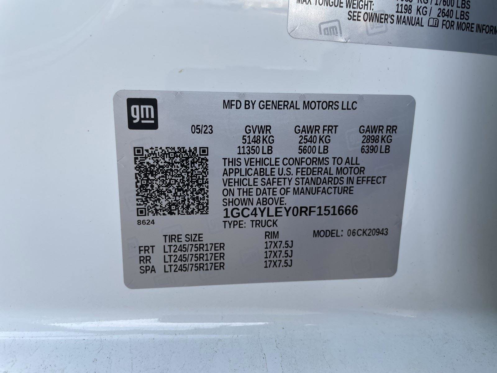 Used 2024 Chevrolet Silverado 2500 W/T w/ WT/CX Safety Package AWD/4WD image 35