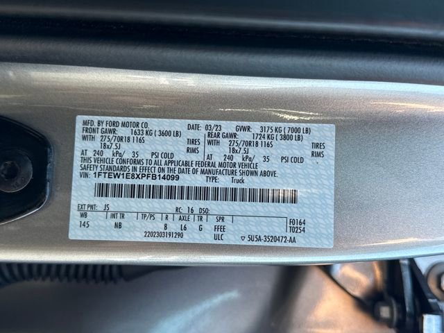 Used 2023 Ford F150 Tremor w/ Equipment Group 402A High image 26