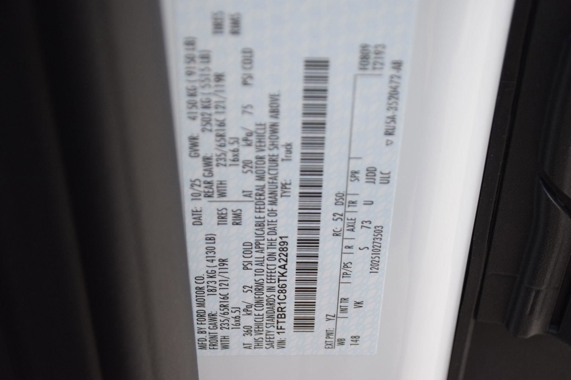 New 2026 Ford Transit 250 148 Medium Roof w/ Load Area Protection Package image 25