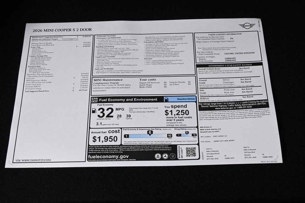 New 2026 MINI Cooper S image 32
