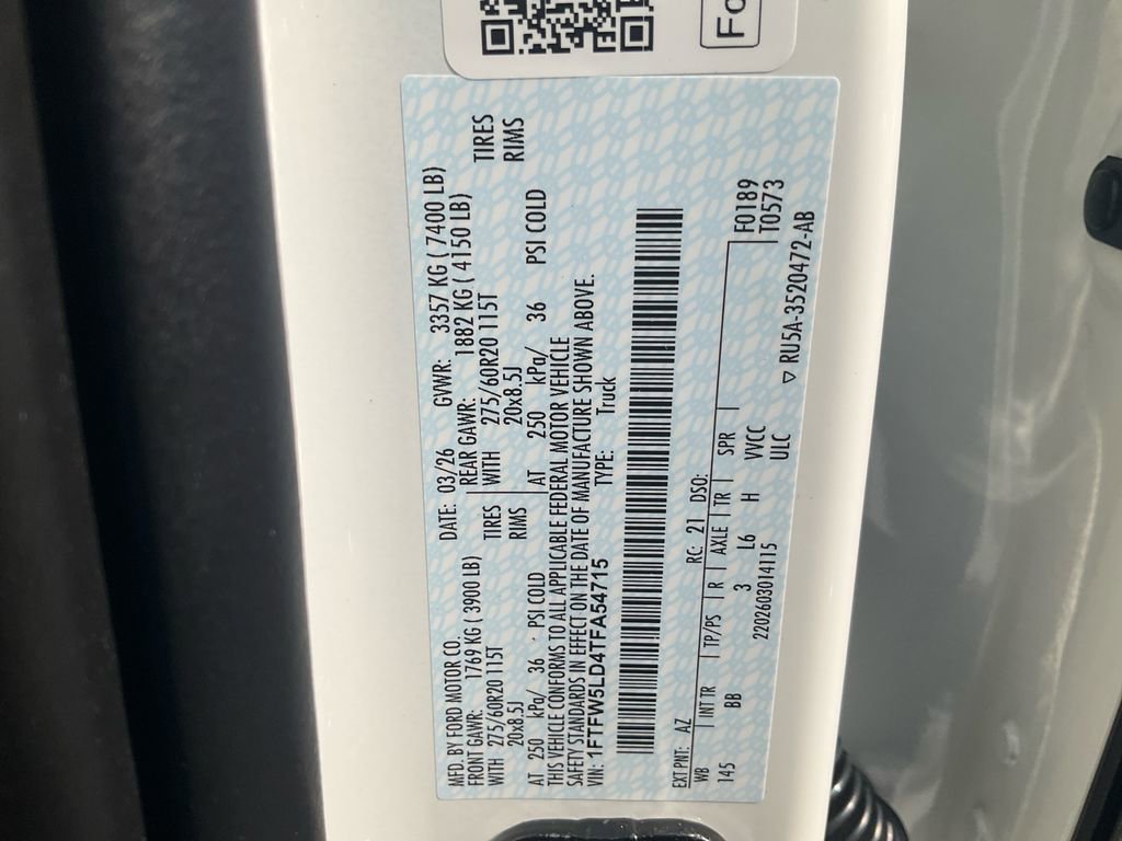 New 2026 Ford F150 Lariat w/ Equipment Group 501A Mid image 18