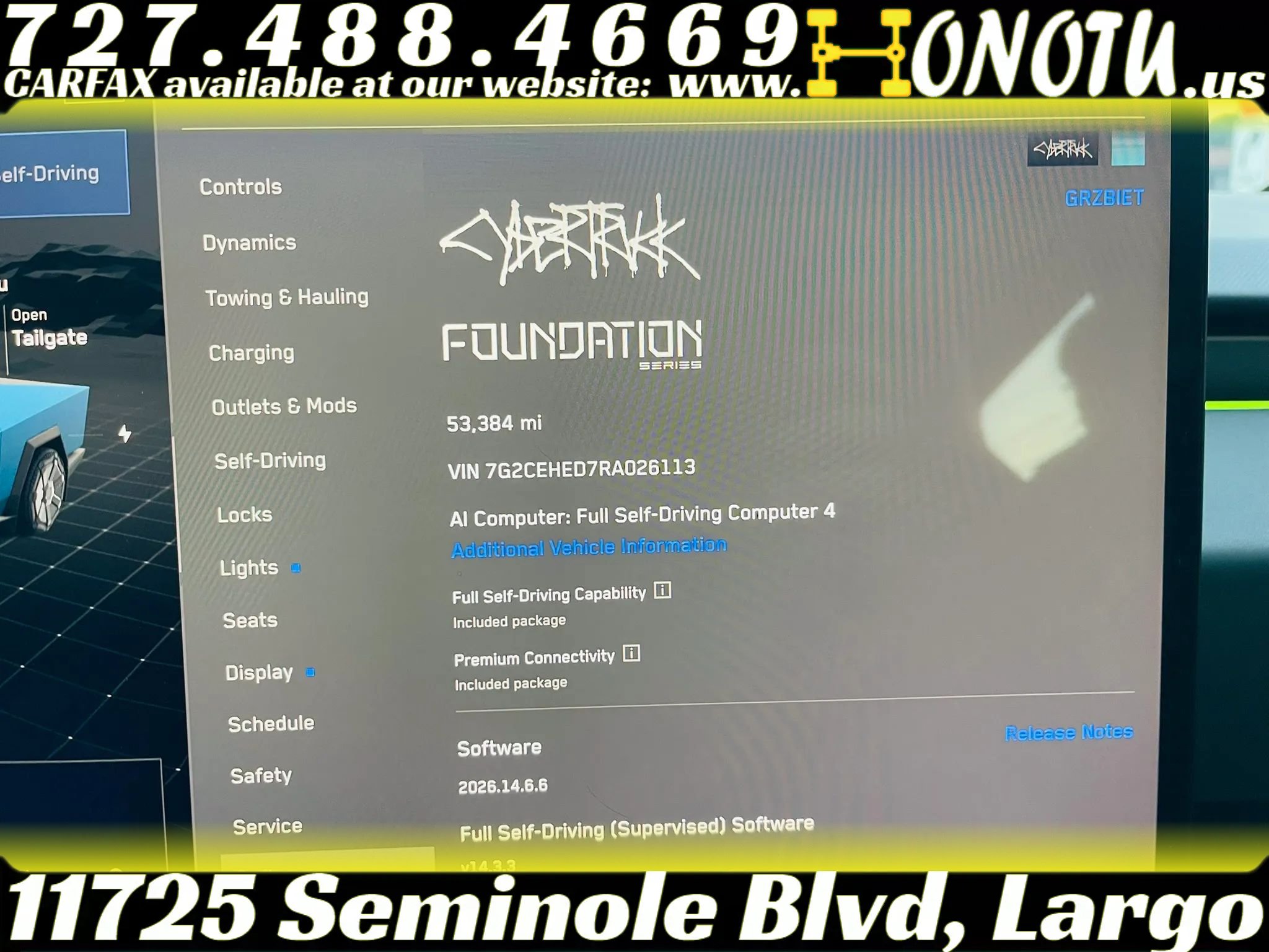 Used 2024 Tesla Cybertruck AWD Crew Cab image 2