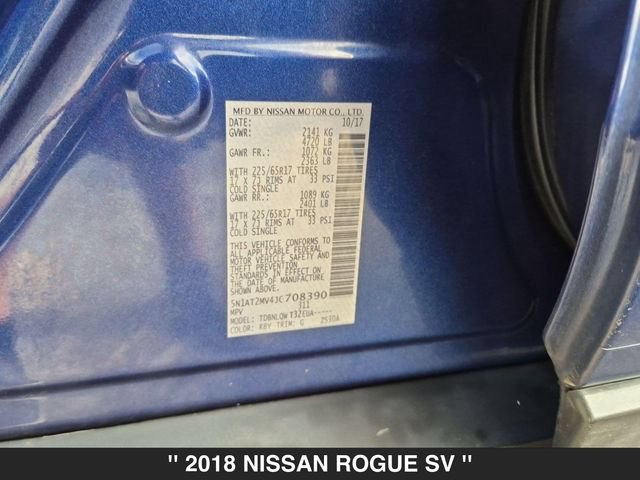 Used 2018 Nissan Rogue SV AWD/4WD image 34