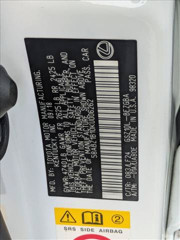 Used 2019 Lexus ES 350 F Sport w/ Accessory Package 2 FWD image 16