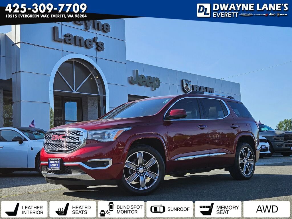 Used 2017 GMC Acadia Denali w/ Technology Package