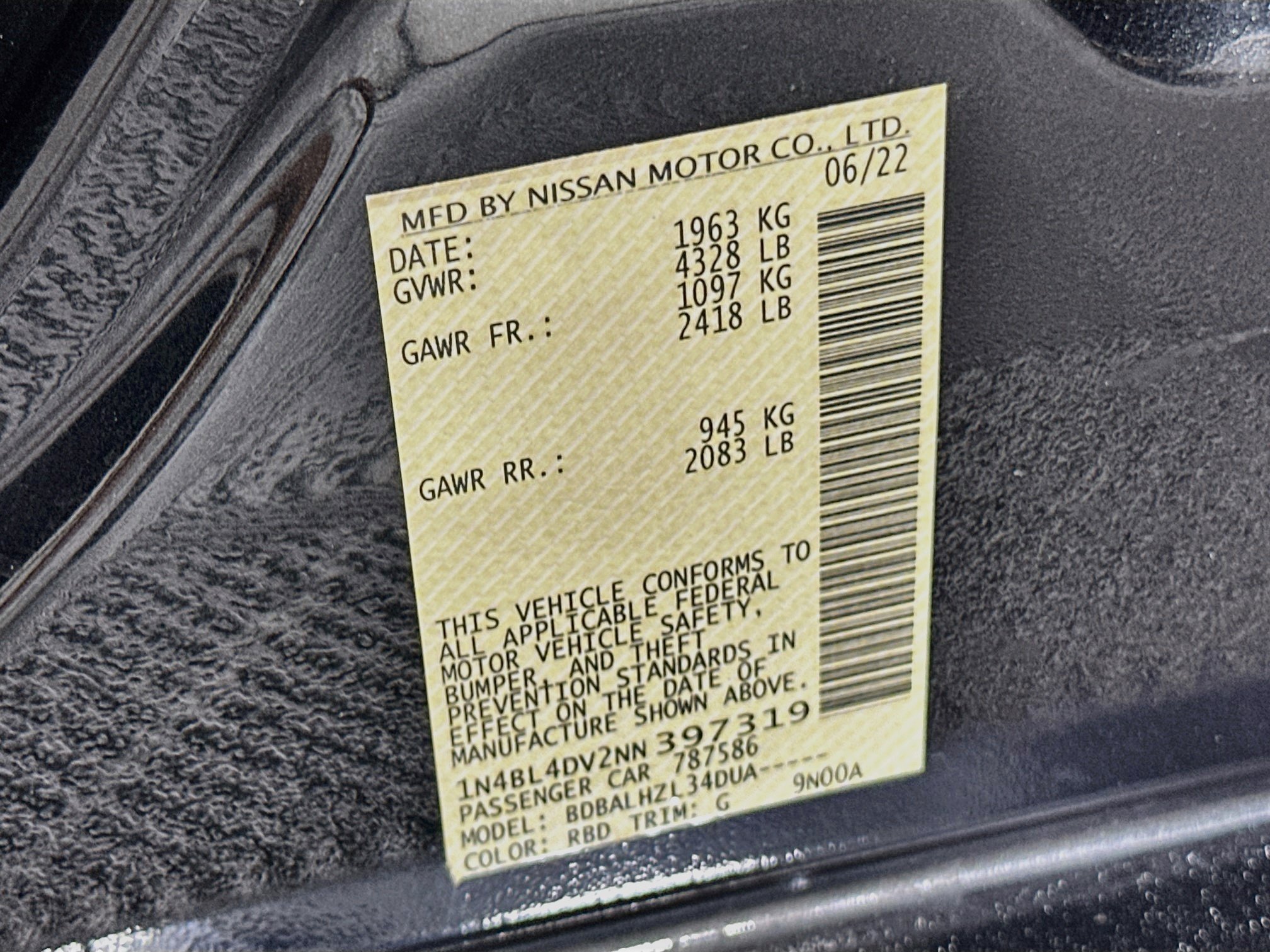 Used 2022 Nissan Altima 2.5 SV FWD image 12