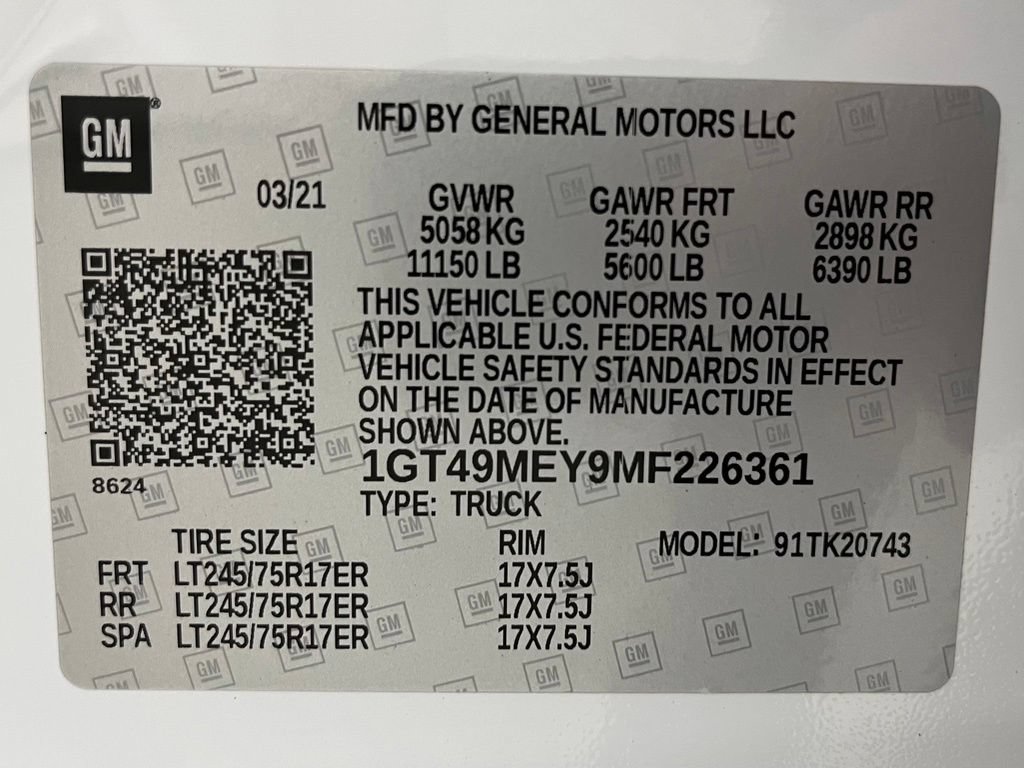 Used 2021 GMC Sierra 2500 SLE w/ SLE Convenience Package AWD/4WD image 60