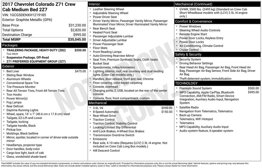 Used 2017 Chevrolet Colorado Z71 RWD image 9
